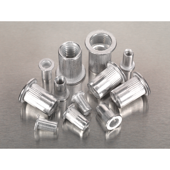 Threaded Insert (Rivet Nut) Splined Assortment M4-M8 200pc