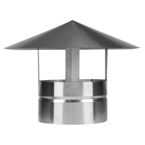 Stainless Steel Exhaust/Flue Rain Cap for ABI600 & ABI1000 120mm