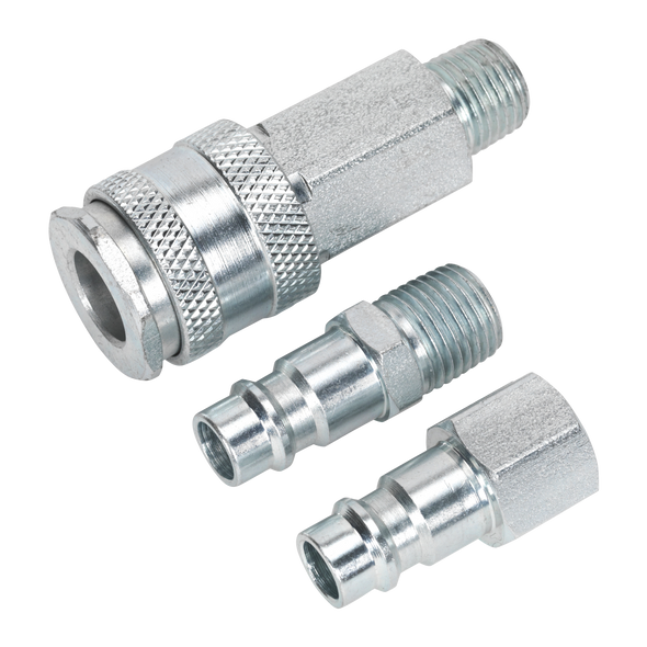 High Flow Air Tool Coupling Kit 1/4"BSPT