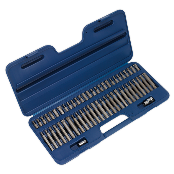 Premier Security TRX-Star*/Hex/Ribe/Spline Bit Set 3/8" & 1/2"Sq Drive 56pc