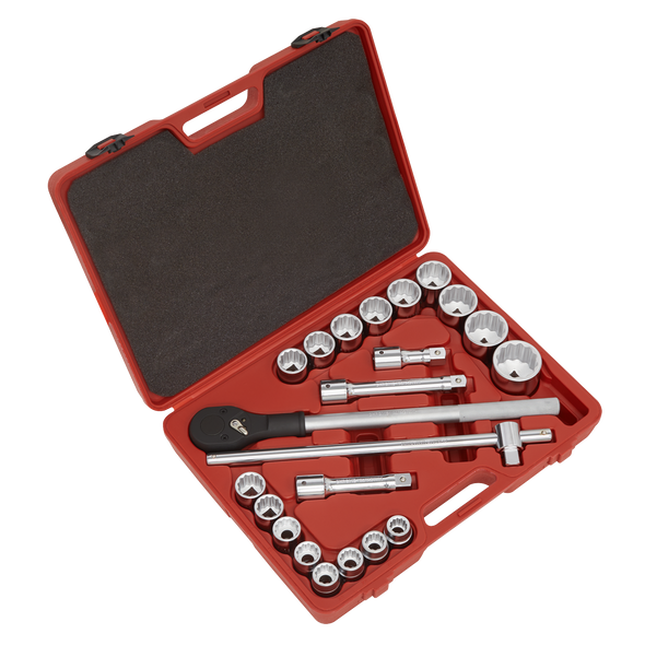 Premier Socket Set 3/4"Sq Drive 12-point 22pc - AK2598
