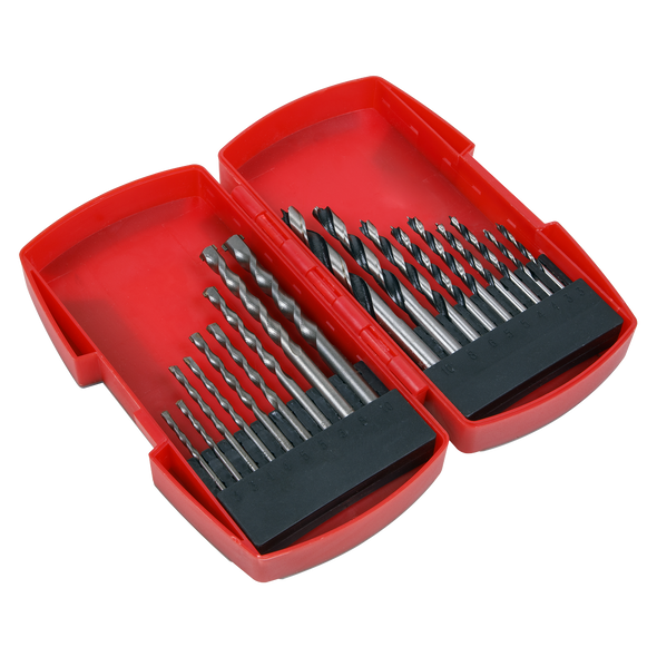 Wood/Masonry Drill Bit Set 18pc