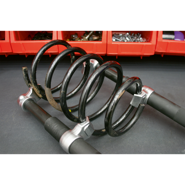 Heavy-Duty Coil Spring Compressor Set 2500kg 2pc