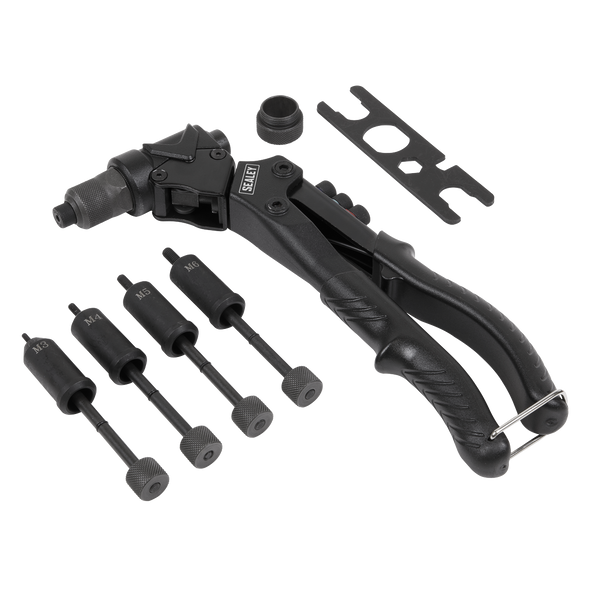 2-in-1 Riveter Swivel Head