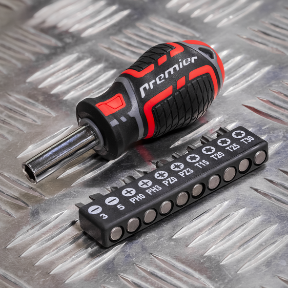 Premier GripMAX® Stubby Screwdriver Set 17pc