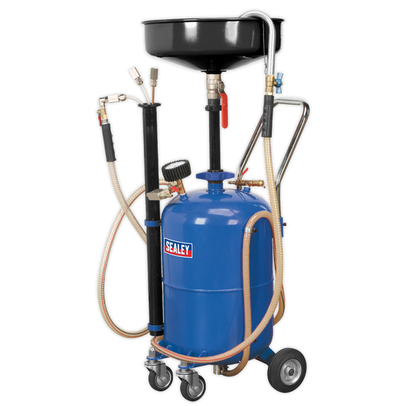 Air Discharge Mobile Oil Drainer with Probes 35L