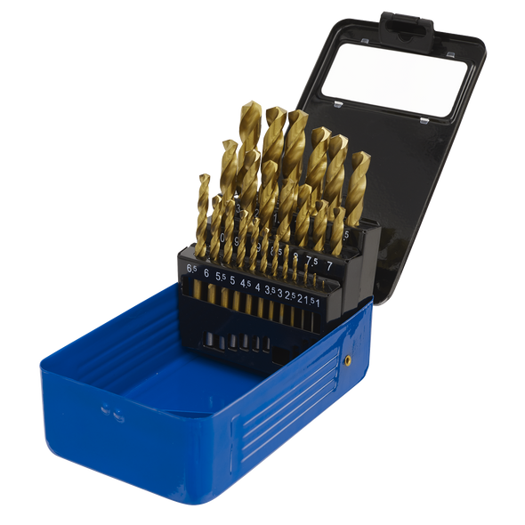 HSS Fully Ground Drill Bit Set 25pc - DIN 338