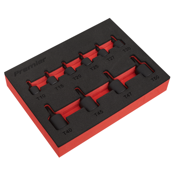 Premier Low Profile TRX-Star* Impact Socket Bit Set 1/4" & 3/8"Sq Drive 10pc