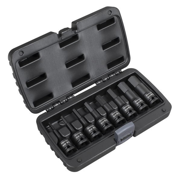 Premier Hex Impact Socket Bit Set 1/2"Sq Drive 8pc - AK5601