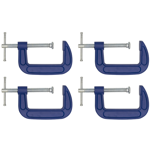 G-Clamp Set 75mm 4pc