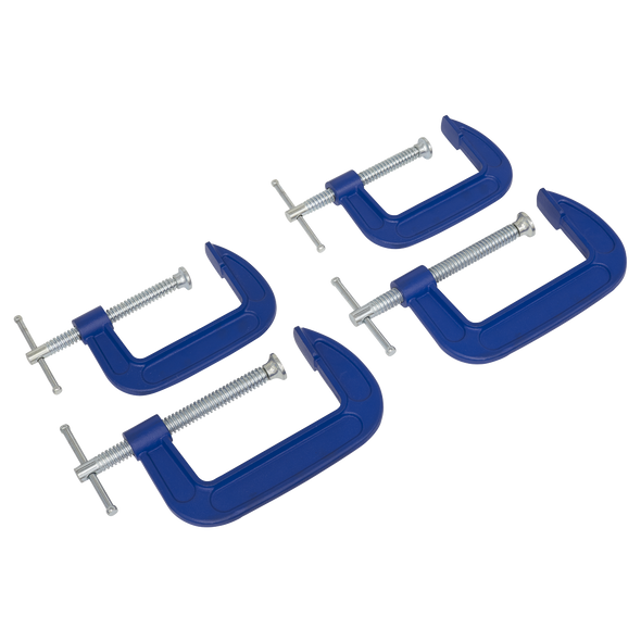 G-Clamp Set 75mm & 100mm 4pc