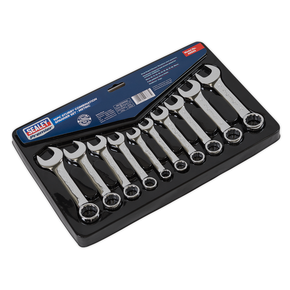 Premier Stubby Combination Spanner Set 10pc
