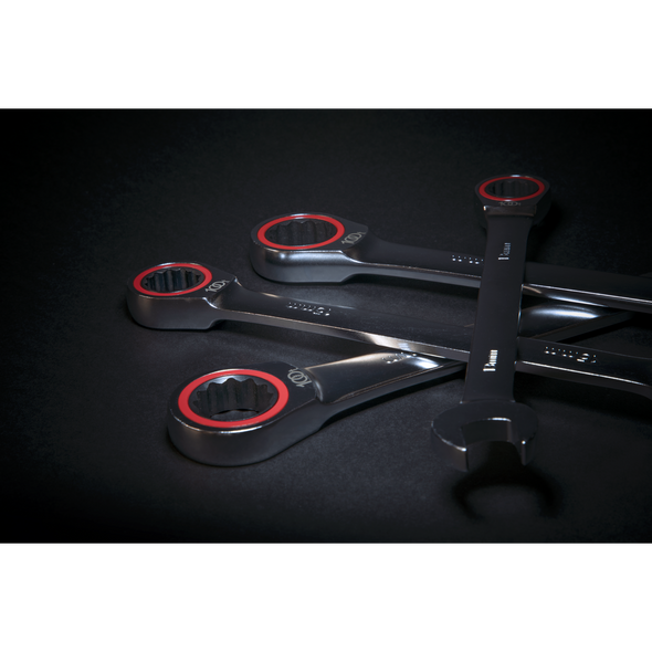 Premier Platinum Combination Ratchet Spanner Set 7pc