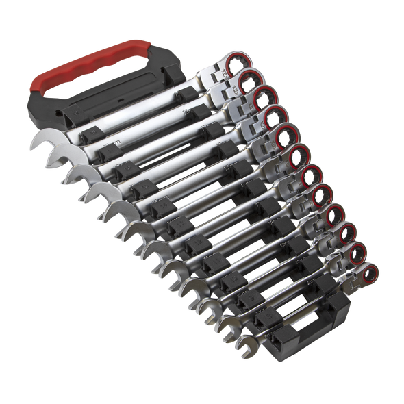 Premier Platinum Flexi-Head Ratchet Combination Spanner Set 12pc