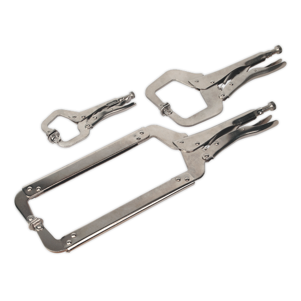 Premier Locking C-Clamp Set 3pc