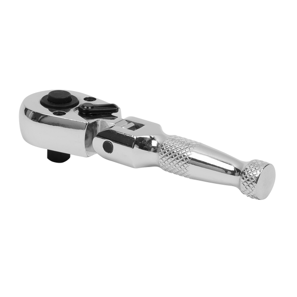 Premier Stubby Flexi-Head Ratchet Wrench 1/4"Sq Drive