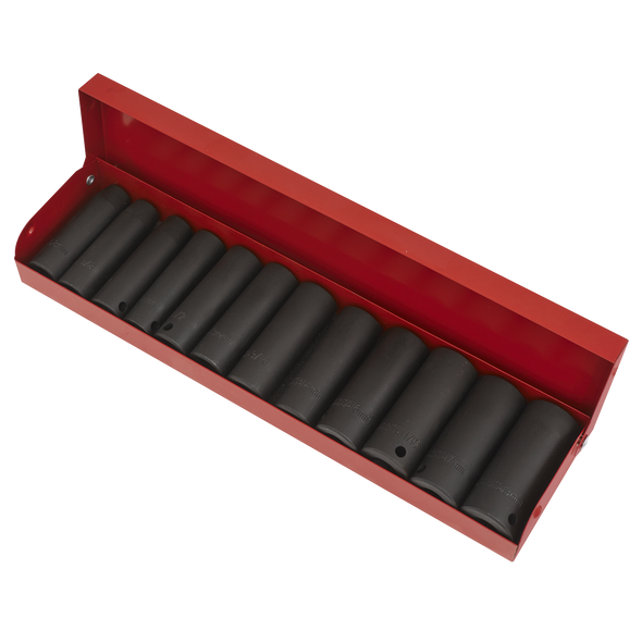 Premier Metric/Imperial Deep Impact Socket Set 3/8"Sq Drive 12pc
