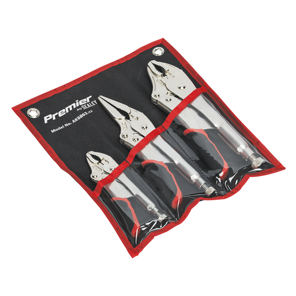 Premier Quick Release Locking Pliers Set 3pc