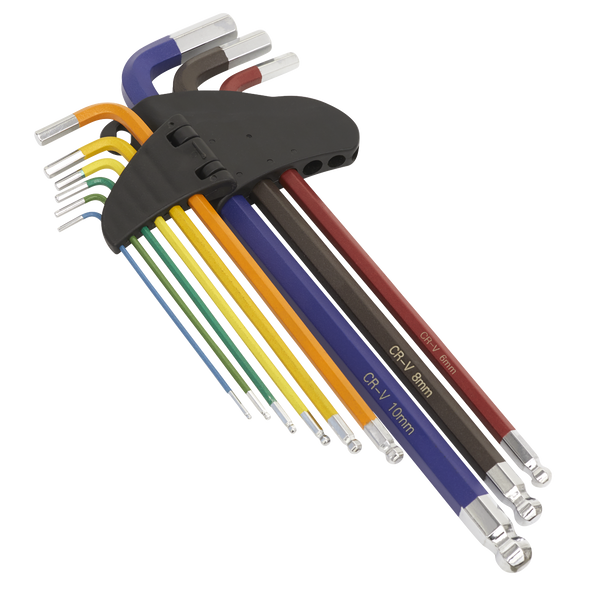 Premier Extra-Long Ball-End Hex Key Set 9pc - AK7191