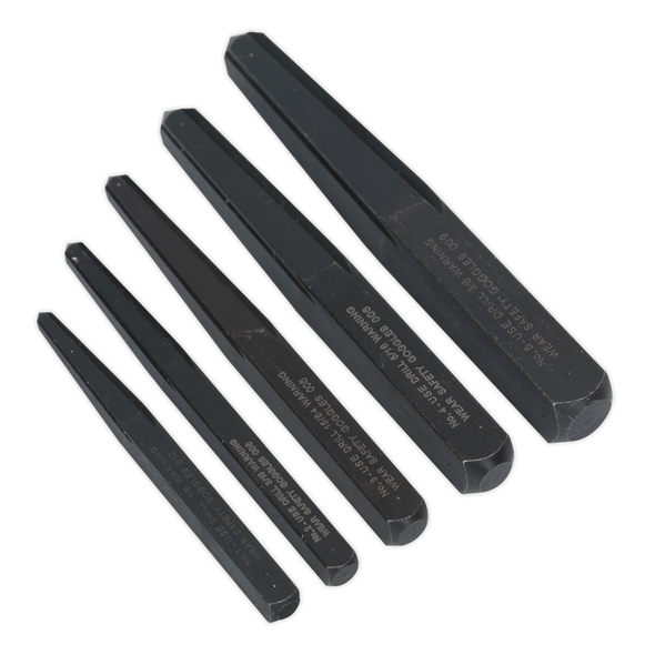 Square Type Screw Extractor Set 5pc