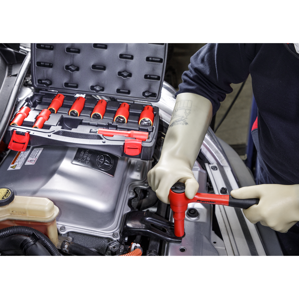 Premier Insulated Socket Set 1/2"Sq Drive 10pc - VDE Approved