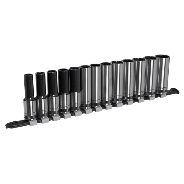Premier Black Deep Socket Set 1/2"Sq Drive 13pc