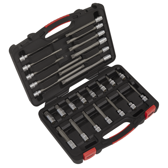 Premier Platinum Spline Socket Bit Set 3/8"Sq Drive 26pc