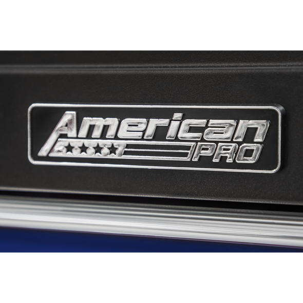 American PRO® Topchest & Rollcab Combination 6 Drawer - Blue