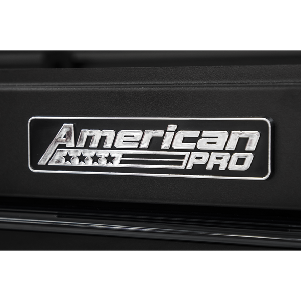American PRO® Topchest & Rollcab Combination 6 Drawer - Black