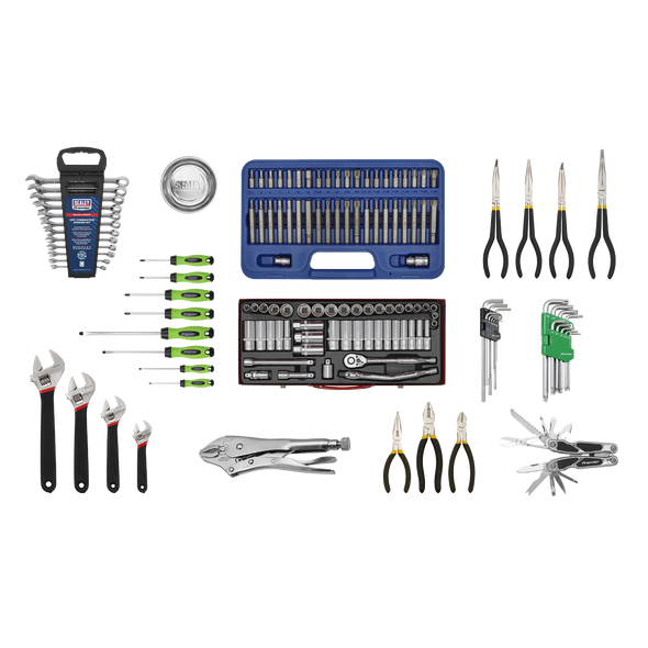 Superline PRO® Topchest 5 Drawer with 139pc Tool Kit - Red