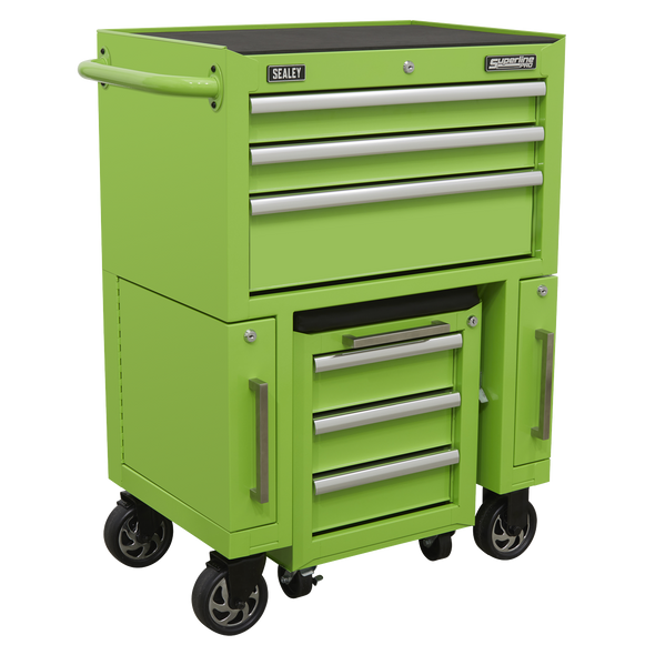 Superline PRO® Rollcab 3 Drawer with Utility Seat