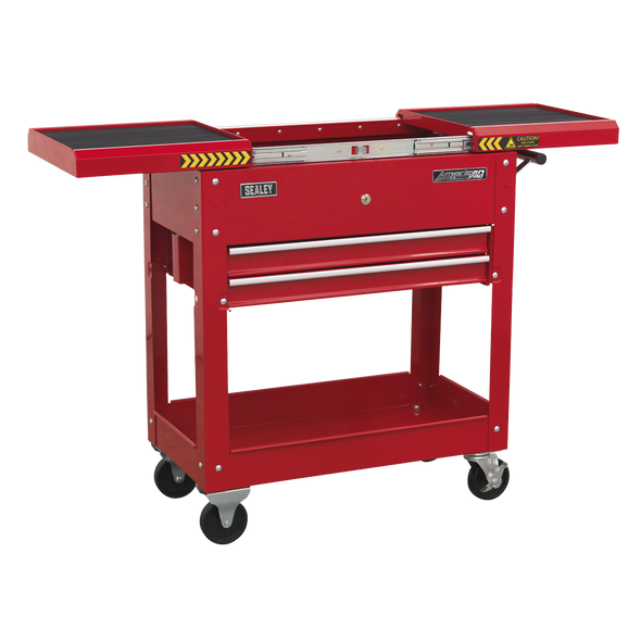 American PRO® Mobile Tool & Parts Trolley - Red