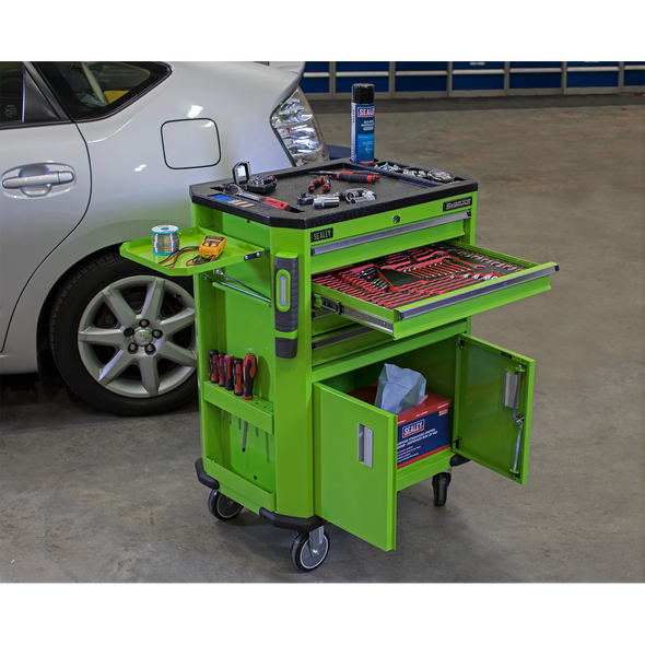 Superline PRO® Tool Trolley with 4 Drawers & 2 Door Cupboard