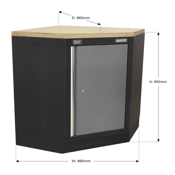 Superline PRO® Modular Corner Floor Cabinet 865mm