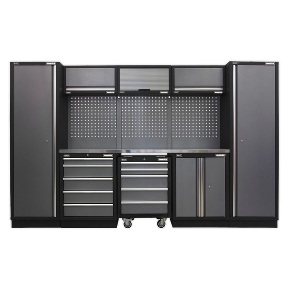 Superline PRO® Storage System with Stainless Worktop 3.24m