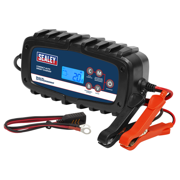 6/12V Compact Auto Smart Charger & Maintainer 6.5A