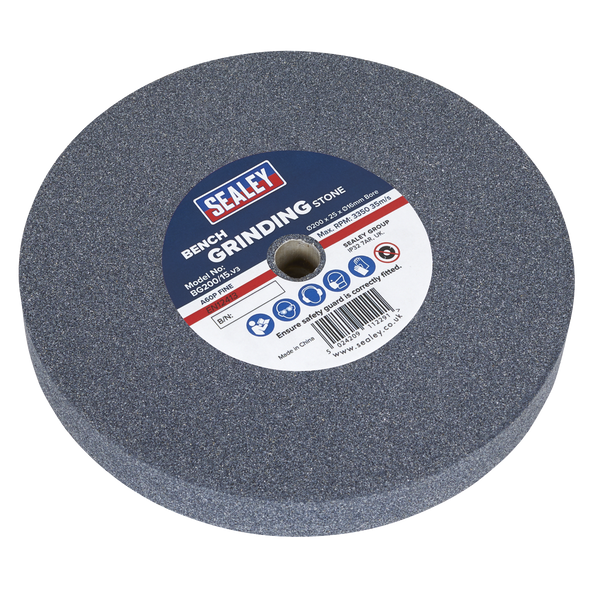 200 x 25mm Grinding Stone 16mm Bore - A60P Fine