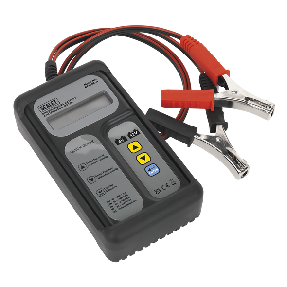 Digital Battery & Alternator Tester 6/12/24V