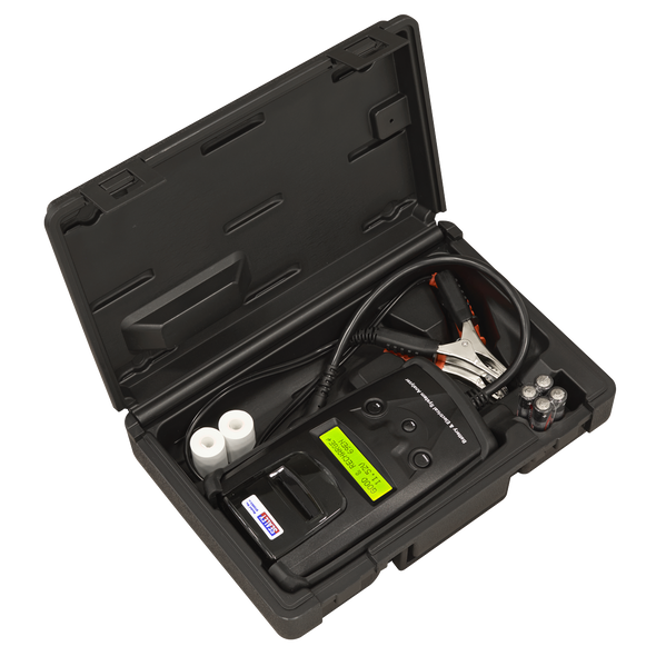 Digital Battery & Alternator Tester with Printer 6/12/24V