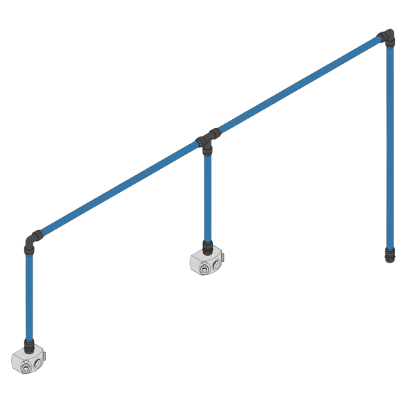 John Guest® 12m 2-Drop Air Supply System Kit