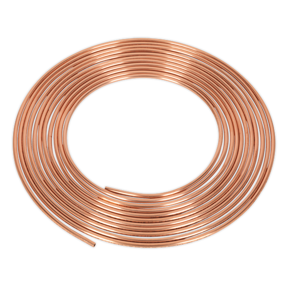 Brake Pipe Copper Tubing 22 Gauge 3/16" x 25ft - BS EN 12449 C106