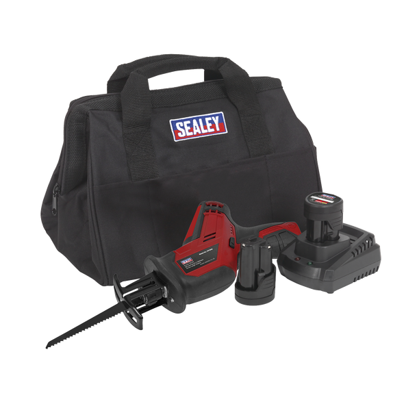 SV12 Series Cordless Reciprocating Saw Kit 12V 2Ah - 2 Batteries