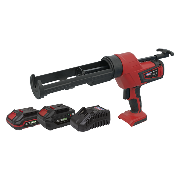 SV20 Series 310ml Cordless Caulking Gun Kit 20V - 2 Batteries