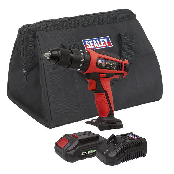 SV20 Series 13mm Cordless Combi Drill Kit 20V 2Ah