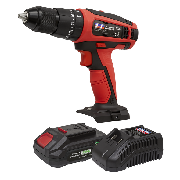 SV20 Series 13mm Cordless Combi Drill Kit 20V 2Ah