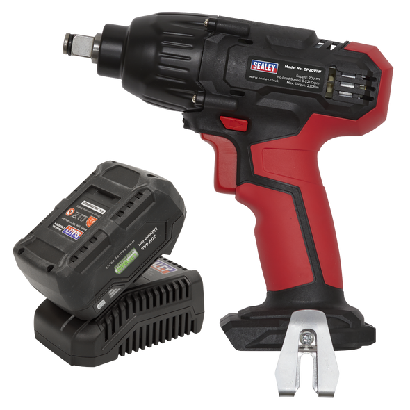 SV20 Series 1/2"Sq Drive Impact Wrench Kit 20V 4Ah