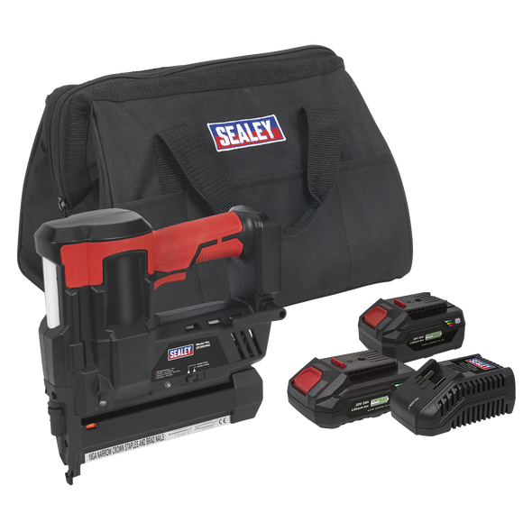 SV20 Series Cordless Nail/Staple Gun Kit 18G 20V - 2 Batteries