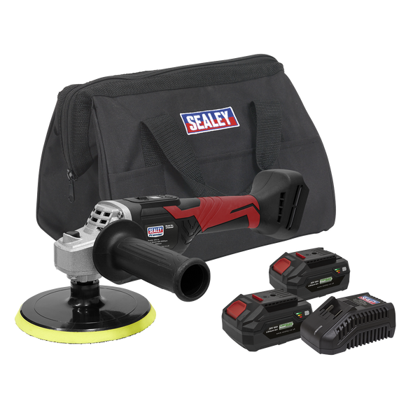 Premier SV20 Series 150mm Cordless Rotary Polisher 20V 4Ah - 2 Batteries