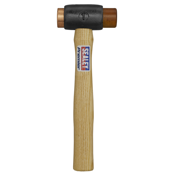 Premier Copper/Rawhide Faced Hammer with Hickory Shaft 1.5lb