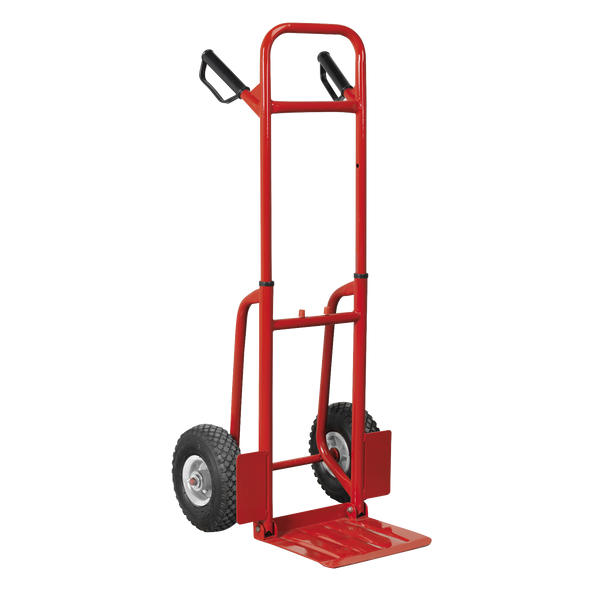 Folding Sack Truck with Pneumatic Tyres 200kg Capacity